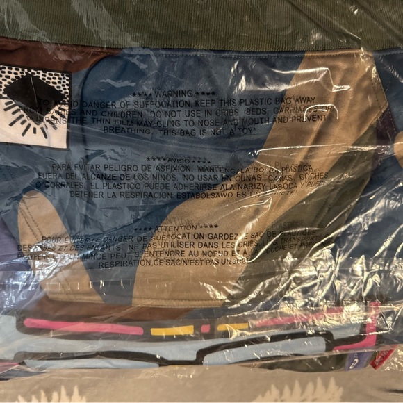 Keith Haring Members Only Collab Colorful Graphic Hoodie with DJ Design - Picture 2 of 8